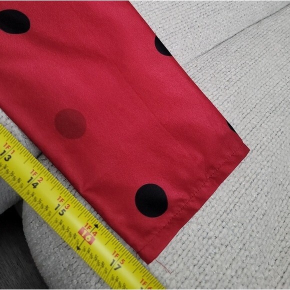 Miss Look Stunning Red with Black Geometric Design Button up Long Sleeve Blouse - Picture 7 of 13